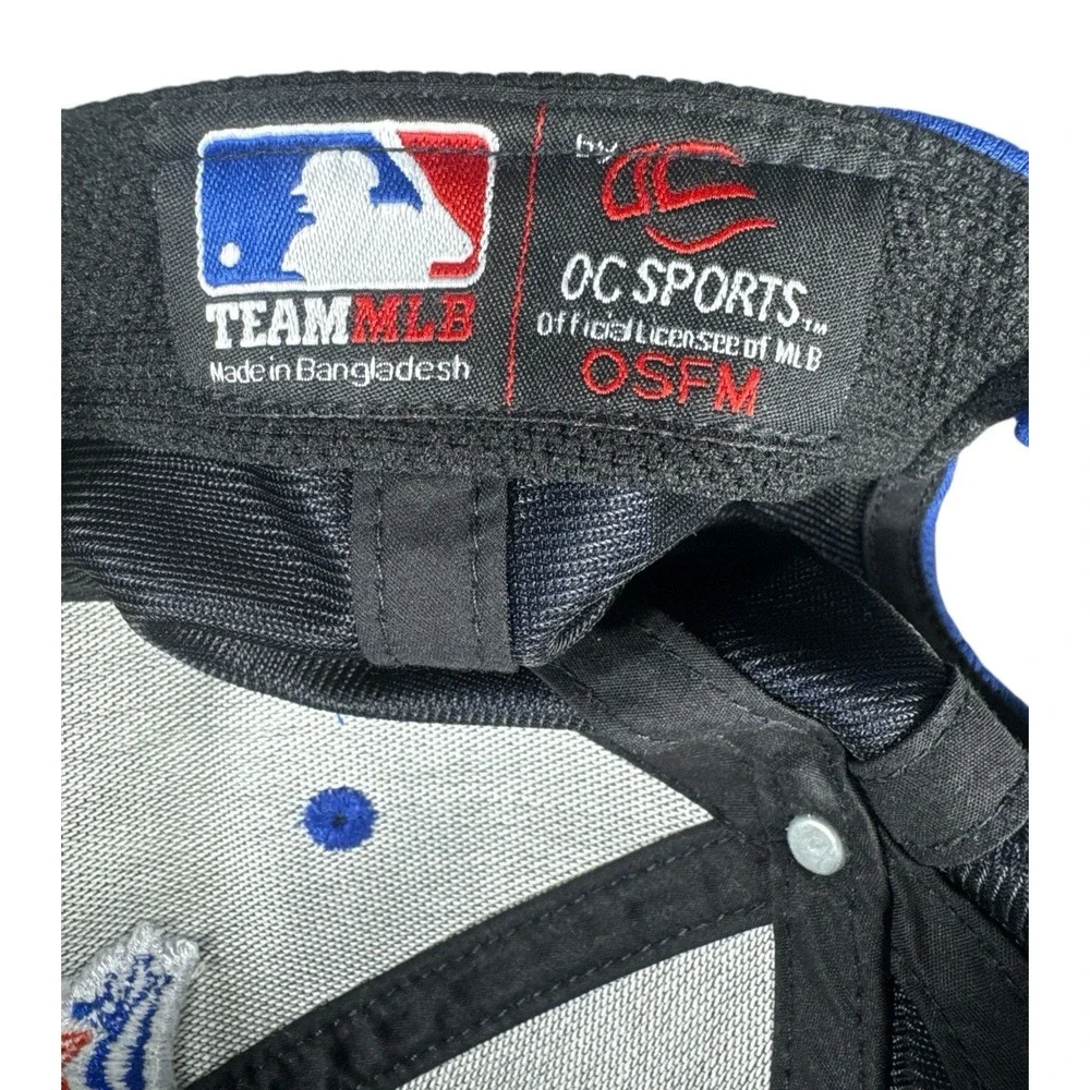 Team MLB by OC Sports Toronto Blue Jays Embroidered Adjustable Cap, Blue‎